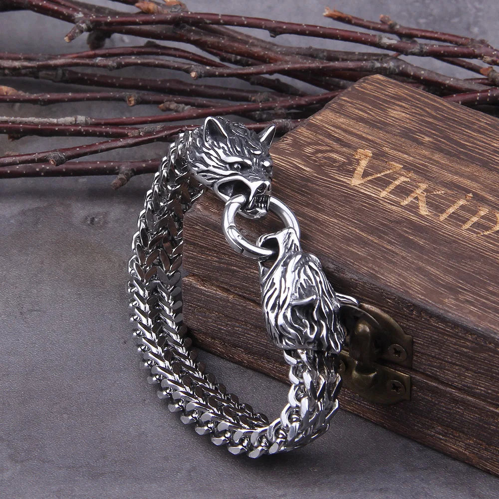 Pulsera Lobo Nórdico