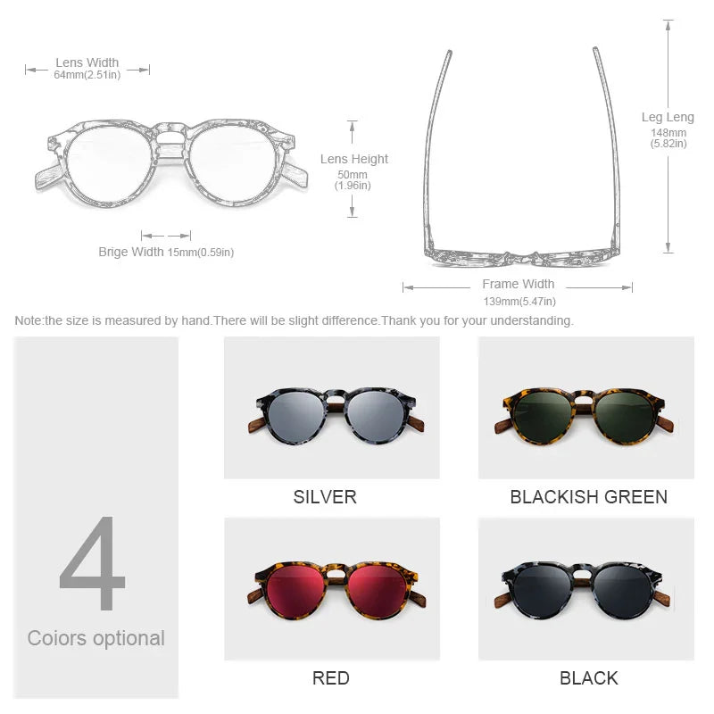 Gafas Lunaris™ Madera Natural