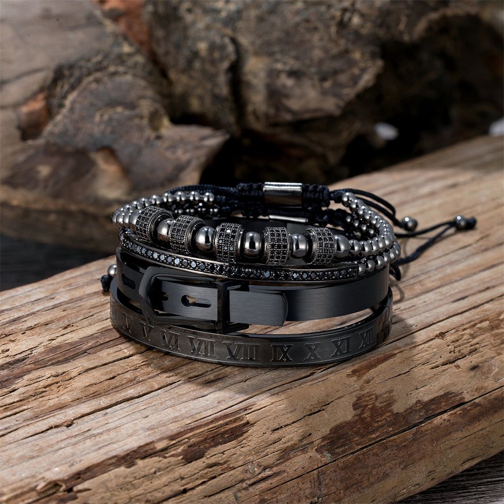 Kit de Pulseras Luxury- Rey Arturo (4 Piezas)