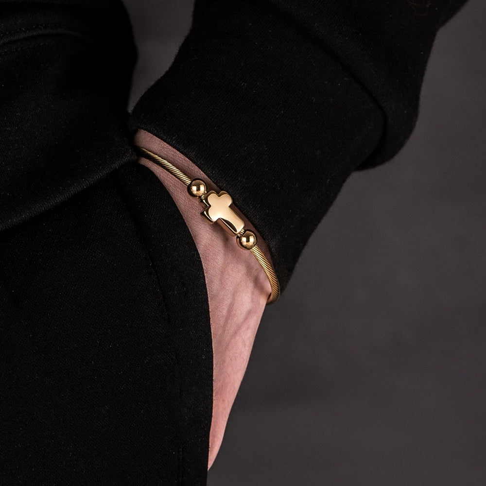 PULSERA CRUZ (Ajustable)