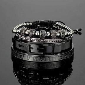 Kit de Pulseras Luxury- Rey Arturo (4 Piezas)