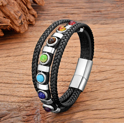 Pulsera Étnica Bohemia de Chakra