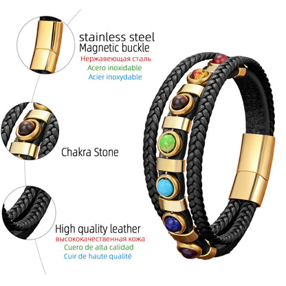 Pulsera Étnica Bohemia de Chakra