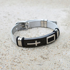 PULSERA CRUCIFIJO (Ajustable)