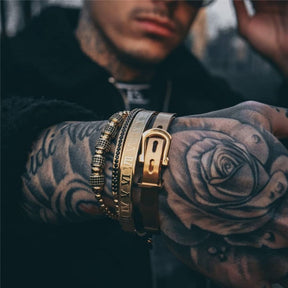 Kit de Pulseras Luxury- Rey Arturo (4 Piezas)