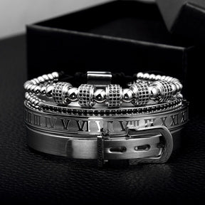 Kit de Pulseras Luxury- Rey Arturo (4 Piezas)